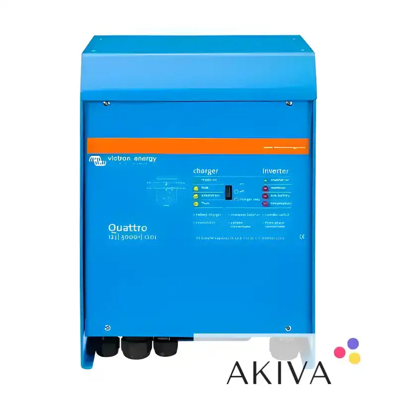 Blue Victron Energy Quattro inverter/charger for 230V VE.Bus applications