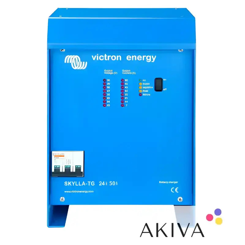 Blue battery charger for Skylla-TG 24/50 230V, ideal for off-grid power solutions