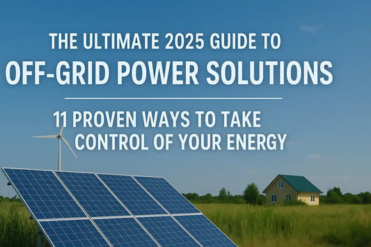 2025 off-grid power solutions guide with solar and wind setup