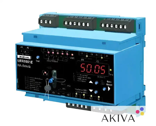Blue electrical protection relay of Anti-Islanding Relay UFR1001E for enhanced safety