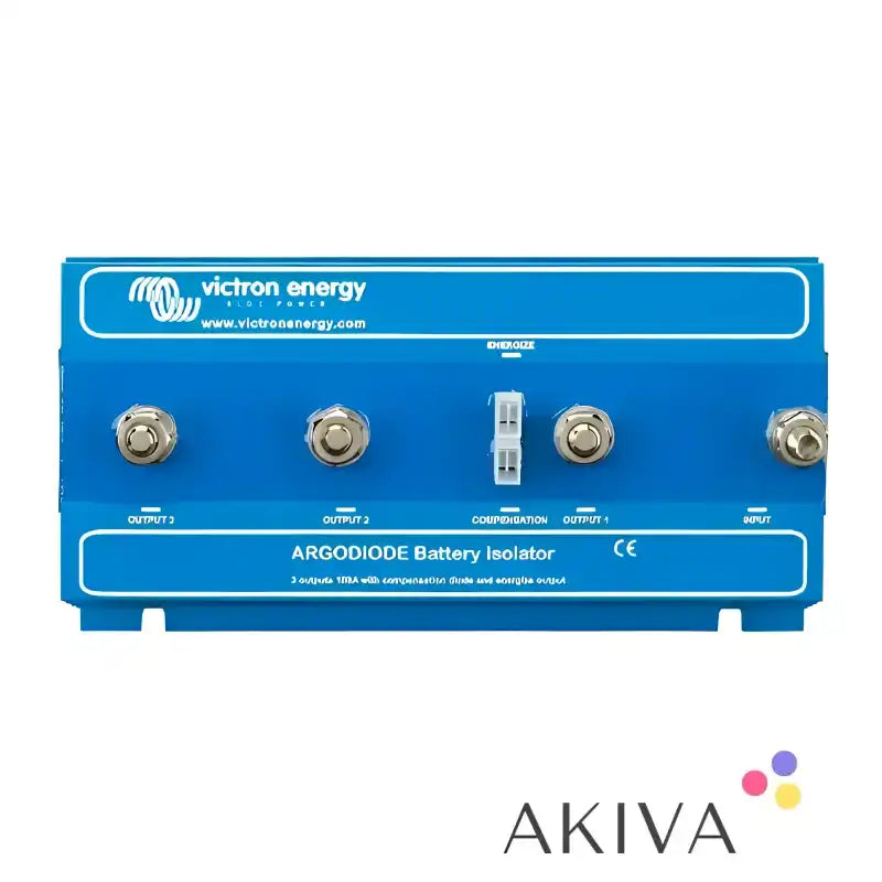 Blue battery isolator with multiple outputs from Argodiode 100-3AC for batteries 100A retail
