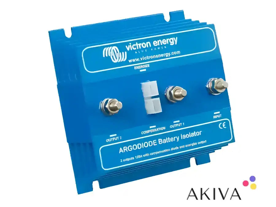 Blue Argodiode 80-2SC battery isolator with multiple terminals for 80A retail use