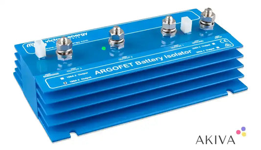Blue Argofet 100-3 Battery Isolator for Three Batteries 100A Retail with Multiple Outputs