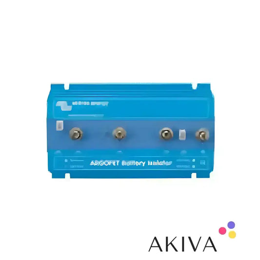 Blue battery isolator with multiple terminals for Argofet 200-2 Two Batteries 200A