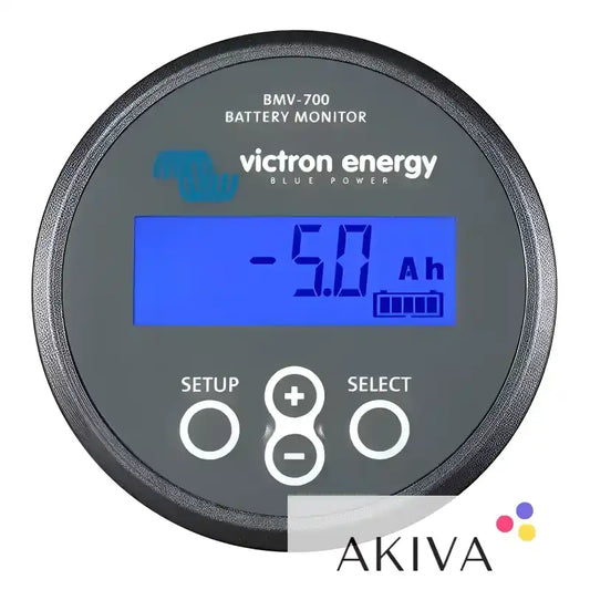 Round Battery Monitor BMV-700 Retail with digital display for accurate power management