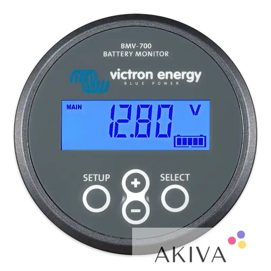 Victron Energy Battery Monitor BMV-702 Black displayed for optimal energy management