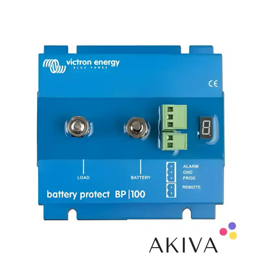 Blue Victron Energy BatteryProtect 48V-100A for efficient off-grid power solutions