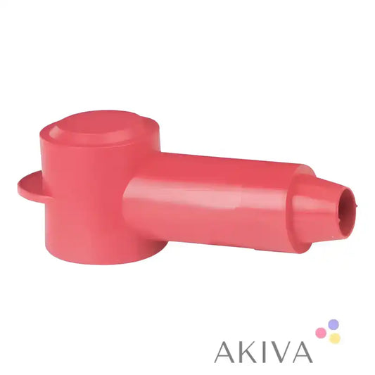 Red plastic electrical connector for Blue Sea Systems BSS Cable Cap device