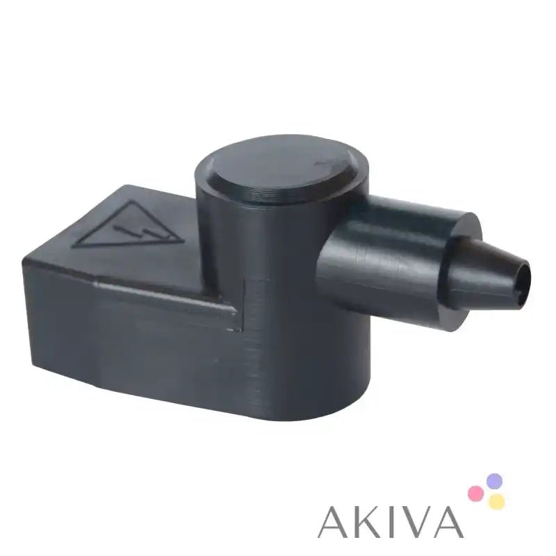 Blue Sea Systems cable cap stud black air valve cap with warning symbol