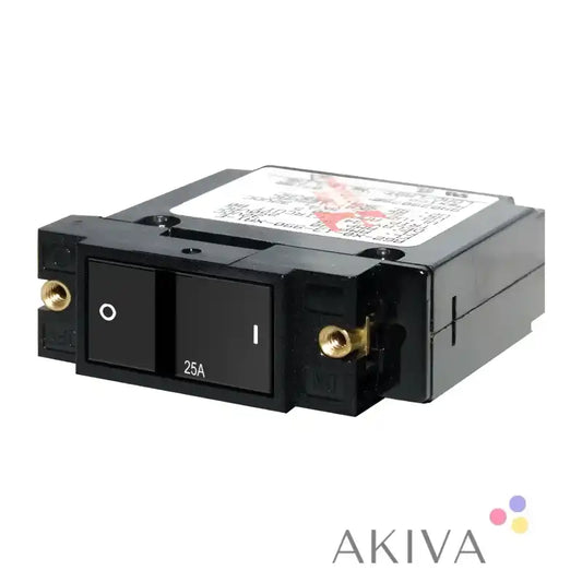 Blue Sea Systems flat rocker circuit breaker 25A for reliable sea systems protection