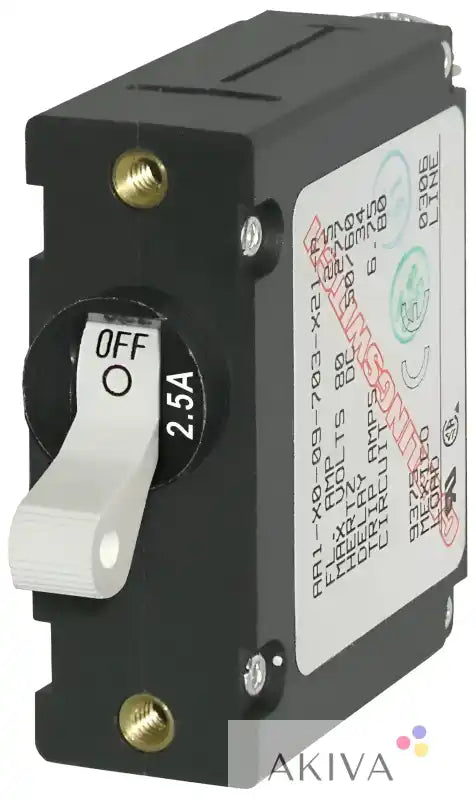 Blue Sea Systems BSS Circuit Breaker with white toggle switch for electrical protection