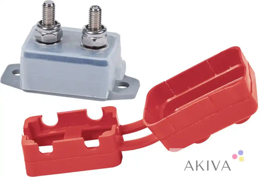 Blue Sea Systems circuit breaker with red cover for Short Stop Surface Mount 50A