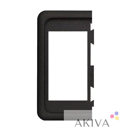 Black rectangular frame with notched edge for Blue Sea Systems BSS Contura mounting panel
