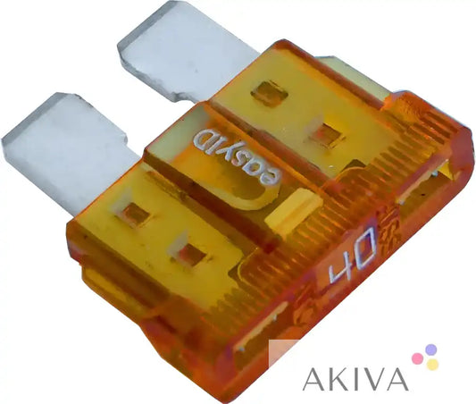 Orange automotive fuse for Blue Sea Systems ATO ATC blade fuse setup