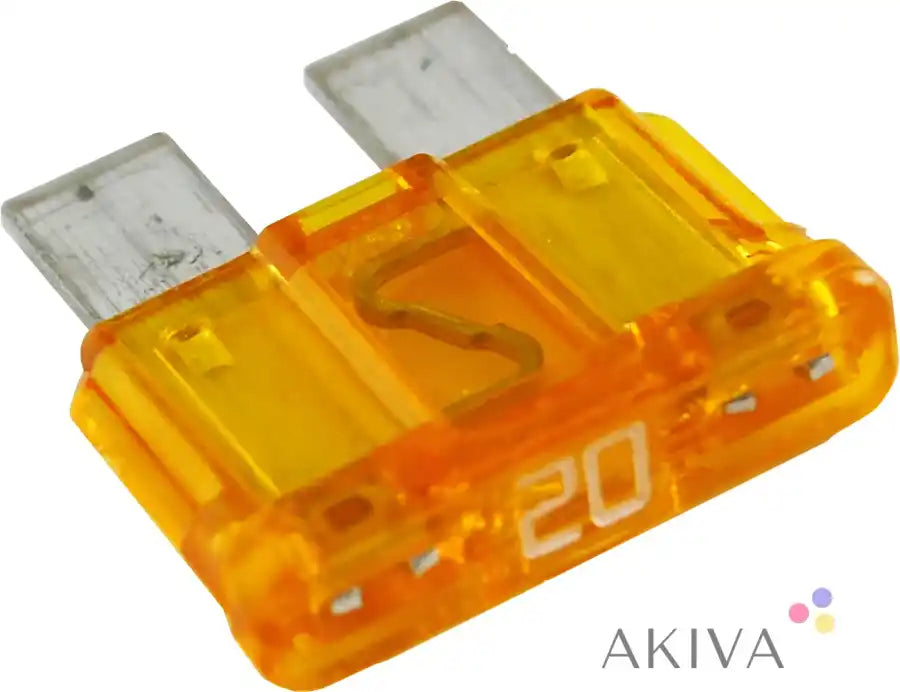 Blue Sea Systems BSS 20A ATO/ATC orange fuse with silver terminals