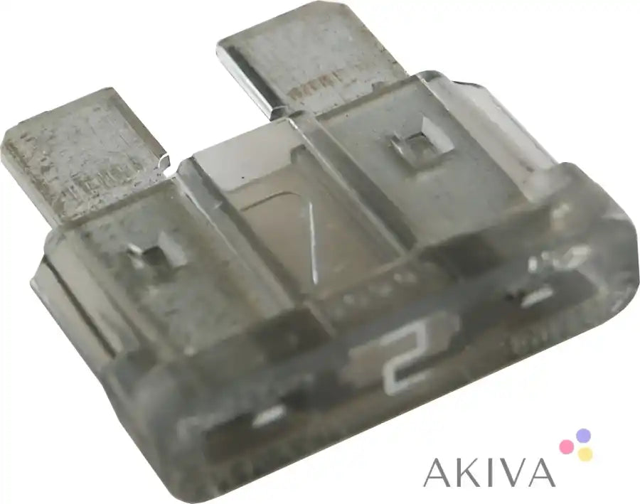 Blue Sea Systems 2A ATO/ATC blade fuse with clear plastic body