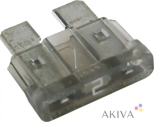 Blue Sea Systems 2A ATO/ATC blade fuse with clear plastic body