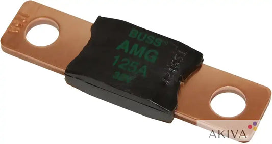 Copper-colored fuse with black casing for Blue Sea Systems BSS Fuse MEGA 125A/32V