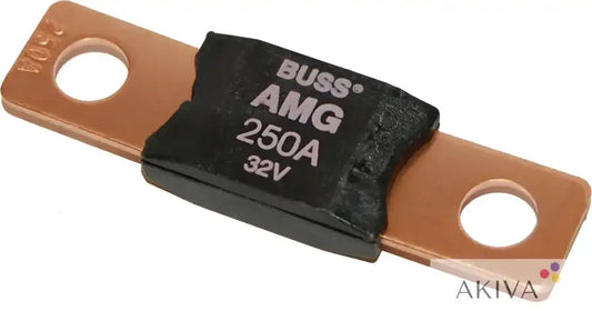 Blue Sea Systems mega AMG fuse 250A 32V black copper rectangular link