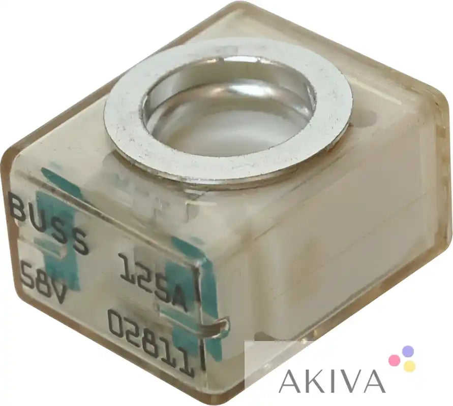Blue Sea Systems BSS Fuse Terminal 125A clear plastic fuse with silver ring