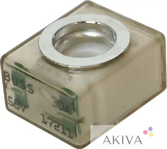 Transparent Buss fuse with metal ring for Blue Sea Systems BSS Fuse Terminal 30A