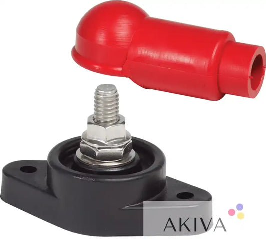 Electrical terminal with protective cap for Blue Sea Systems BSS PowerPost 3/8in