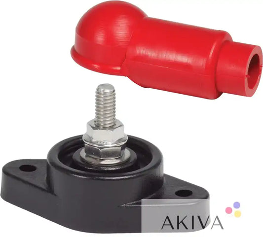 Electrical terminal with protective cover for Blue Sea Systems BSS PowerPost 5/16in