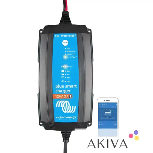 Blue Smart IP65 Charger 120V NEMA 1-15P with Bluetooth and LED indicators
