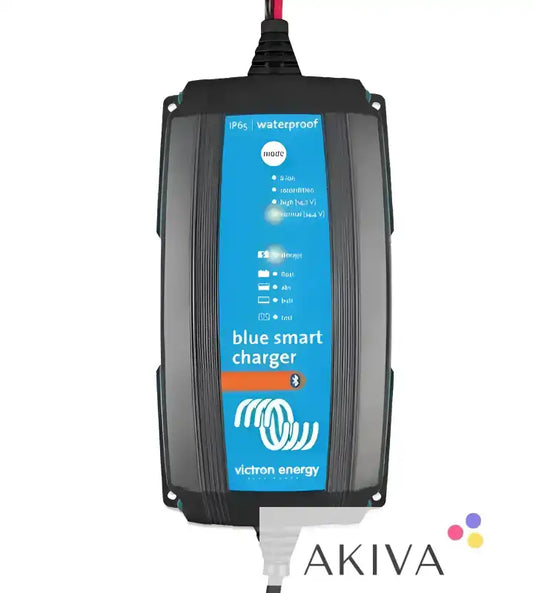 Black and blue Blue Smart IP65 Charger 12/10(1) 230V CEE from Victron Energy