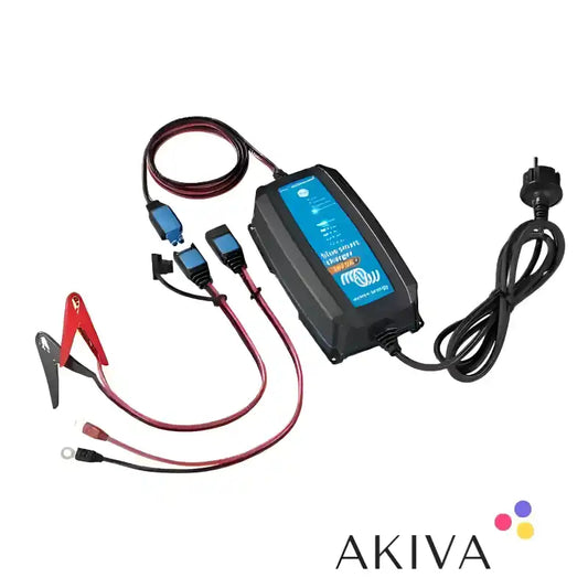 Blue Smart IP65 Charger 24/5(1) with multiple connection options and 120V NEMA 1-15P