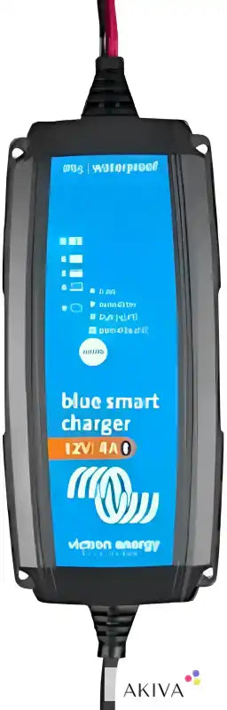 Blue Smart IP65s Charger 12/4 in blue and black design for efficient battery charging