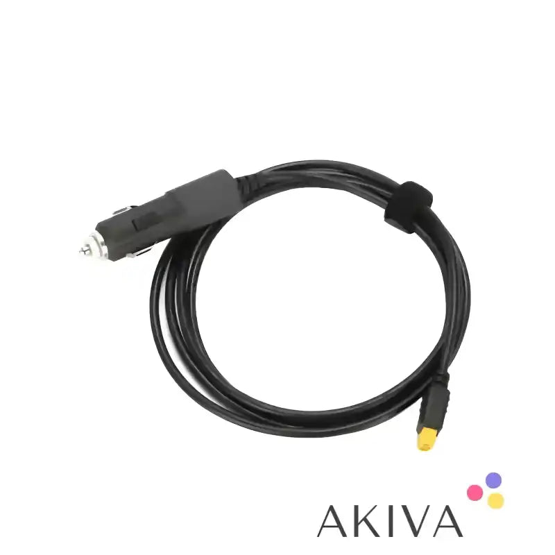 Black Car Charge XT60 Cable for efficient charging of electronic devices in vehicles