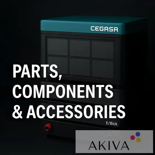 Modular electronic component system on Cegasa E Bick Platform with wheels for off-grid power solutions