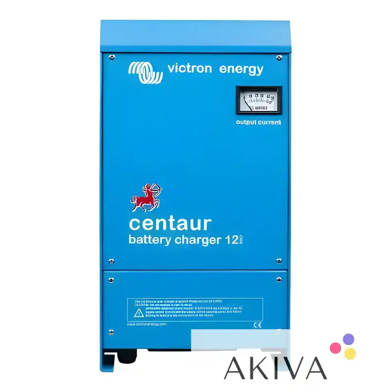 Blue Victron Energy Centaur Charger 12/50(3) 120-240V for off-grid power solutions