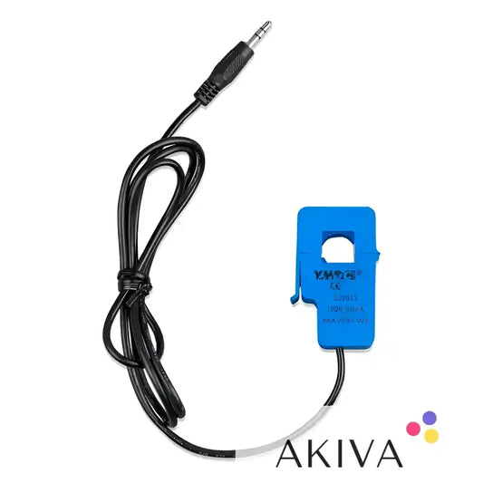 Blue clamp meter with audio jack for Current Transformer 100A:50mA, MultiPlus-II
