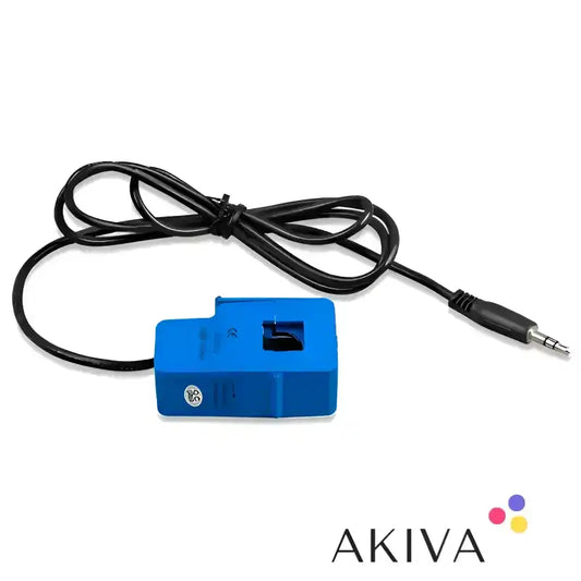 Blue clamp meter with audio jack for Current Transformer 400A:50mA and 10m wire-end