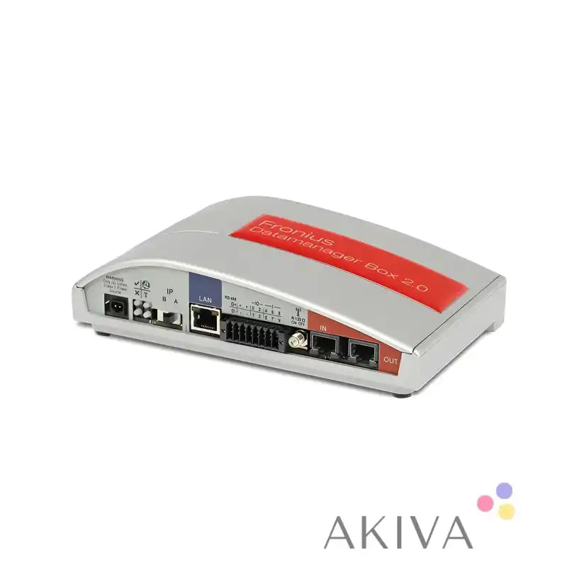 Silver Fronius Datamanager Box 2.0 for campervan electrical systems with WLAN connectivity
