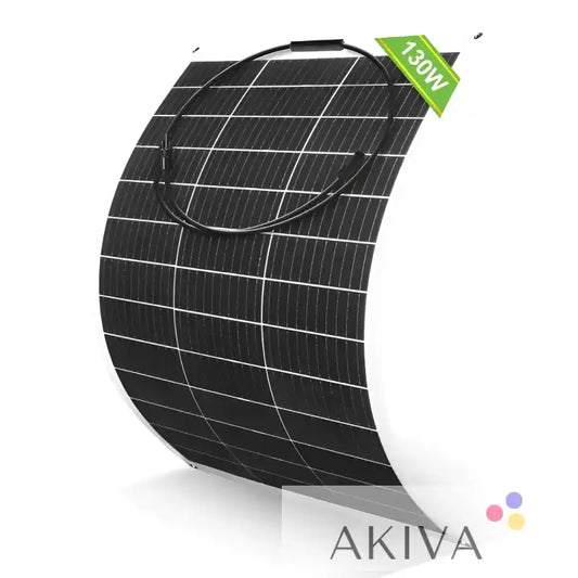 Flexible solar panel for versatile energy solutions in ECO-WORTHY 130W 12V solar panel