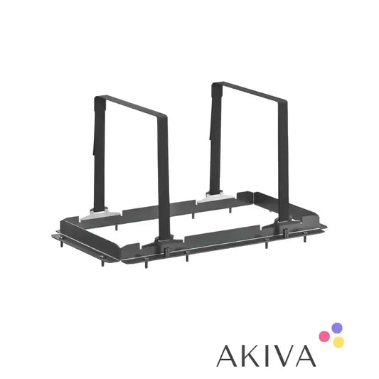 Black metal rack for ECOFLOW 2kWh LFP Battery Mounting Strap