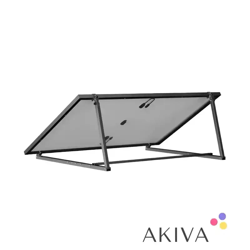Angled solar panel with metal frame for ECOFLOW Adjustable Ground and Suspended Solar Bracket