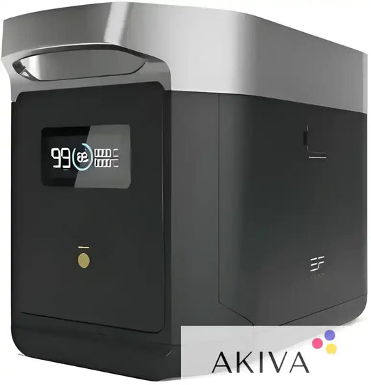 Portable power station showcasing ECOFLOW Delta Max Extra Battery for reliable energy