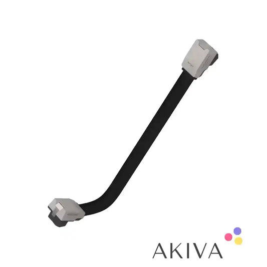 Black strap with silver connectors for ECOFLOW LFP Battery Power Cable -2m