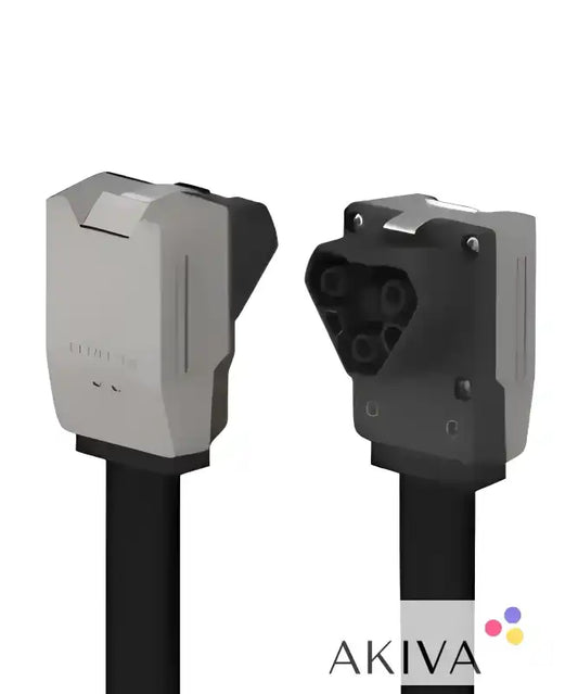 Electric vehicle charging connector from ECOFLOW Power Hub using 10AWG cable