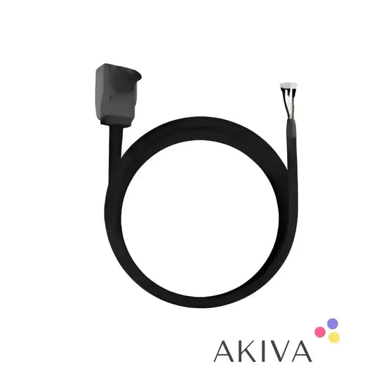 Black cable with connector and exposed wires for EcoFlow Power Hub AC Main Out Cable