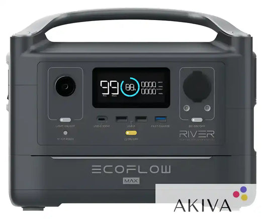 Portable ECOFLOW Power Kits Battery 51.2V 105Ah 5120Wh with digital display functionality
