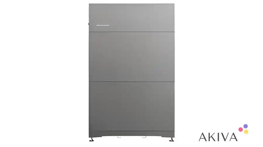 Sleek gray modular home battery system for ECOFLOW PowerOcean Hybrid Inverter 3.68KW