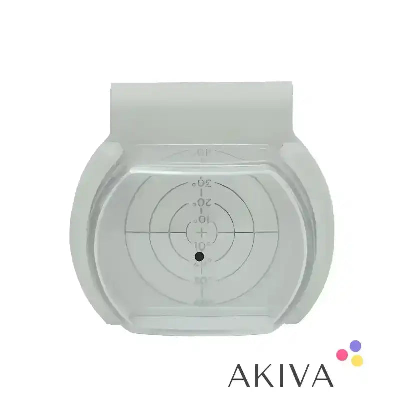 Clear plastic level indicator on ECOFLOW Solar Angle Guide for optimal solar panel positioning