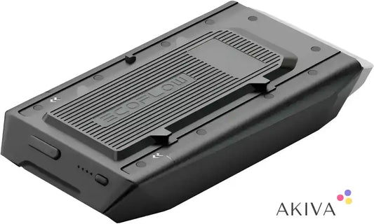 Black rectangular power station for ECOFLOW Wave add-on battery, ideal for off-grid power solutions