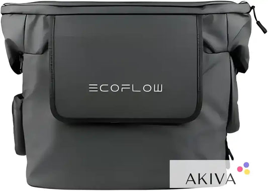 Gray EcoFlow carrying bag for the EcoFlow Wave protection bag, ideal for off-grid power solutions