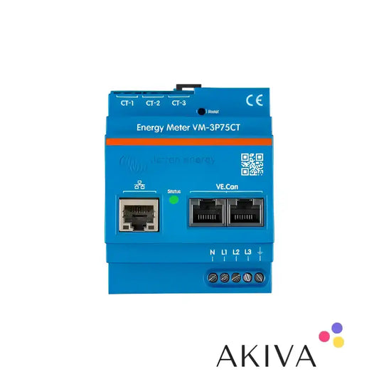 Blue Energy Meter VM-3P75CT for efficient energy consumption monitoring